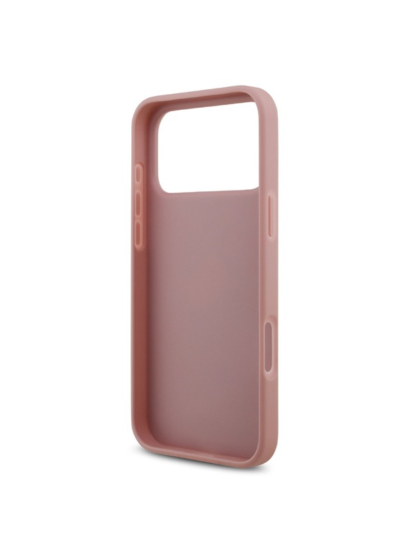 Guess Guess PU Fixed Glitter 4G Metal Logo Stražnji poklopac za iPhone 18 Pro Max Pink