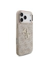 Guess Guess PU Leather 4G Metal Logo Gold Frame Stražnji poklopac za iPhone 18 Pro Max Pink