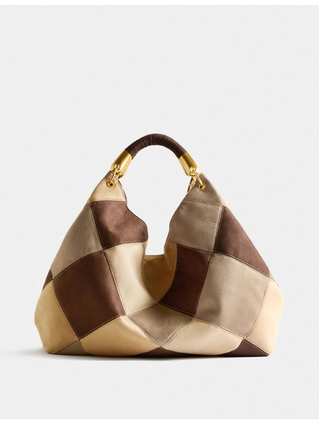 Marks & Spencer Meka patchwork torba preko ramena Marks & Spencer viseabojna