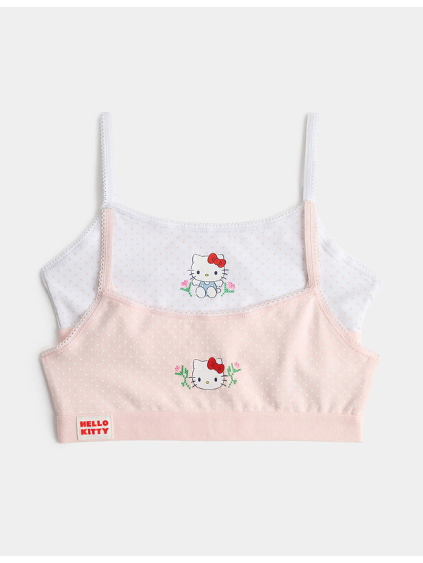 Marks & Spencer Skraćene majice s motivom Hello Kitty™, s visokim udjelom pamuka, 2 kom (7–16 let) Marks & Spencer roza