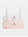 Marks & Spencer Skraćene majice s motivom Hello Kitty™, s visokim udjelom pamuka, 2 kom (7–16 let) Marks & Spencer roza