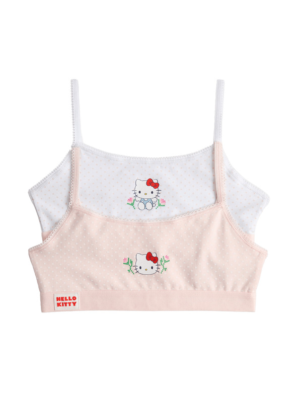Marks & Spencer Skraćene majice s motivom Hello Kitty™, s visokim udjelom pamuka, 2 kom (7–16 let) Marks & Spencer roza