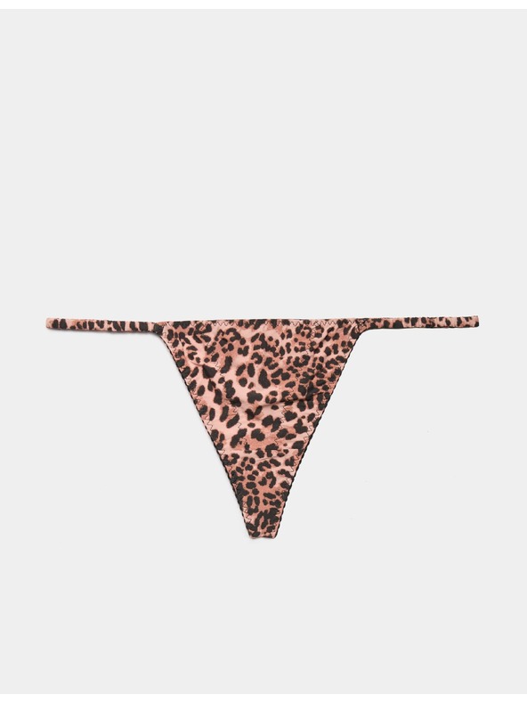 Marks & Spencer Vezane tange Clara Papertouch s leopardskim printom Marks & Spencer narančasta