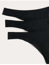 Marks & Spencer Pakiranja od 3 nevidljive Body Invisibles™ tange straga veća nego sprijeda, bez VPL Marks & Spencer crna