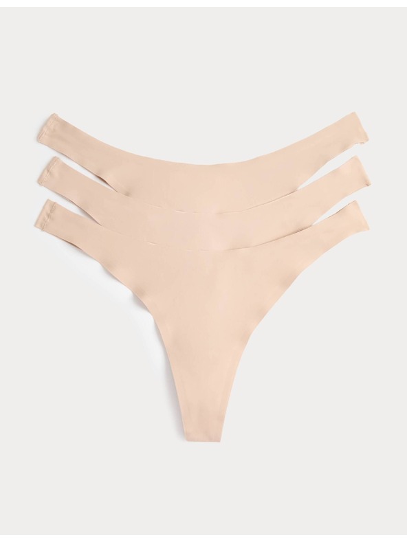 Marks & Spencer Pakiranja od 3 nevidljive Body Invisibles™ tange straga veća nego sprijeda, bez VPL Marks & Spencer bež