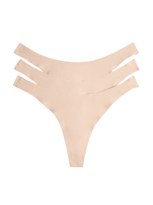 Marks & Spencer Pakiranja od 3 nevidljive Body Invisibles™ tange straga veća nego sprijeda, bez VPL Marks & Spencer bež