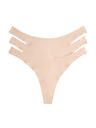 Marks & Spencer Pakiranja od 3 nevidljive Body Invisibles™ tange straga veća nego sprijeda, bez VPL Marks & Spencer bež
