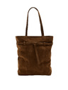 Marks & Spencer Zamšna tote torba s remenom Marks & Spencer smeđa