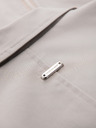 Ombre Clothing Muška laka prijelazna jakna na rajsferšlus s klasičnim ovratnikom – sivo-bež V2 OM-JANP-0224 Ombre Clothing