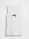 GAP Rebrasta majica bez rukava s logom GAP