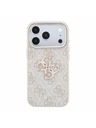 Guess Guess PU 4G Resin Metal Logo Stražnji Kućište za iPhone 18 Pro Pink
