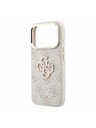 Guess Guess PU 4G Resin Metal Logo Stražnji Kućište za iPhone 18 Pro Pink