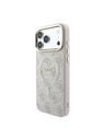Guess Guess PU Leather 4G Gold Frame Embossed MagSafe Stražnji Kućište za iPhone 18 Pro Pink