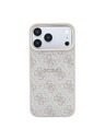 Guess Guess PU Leather 4G Gold Frame Embossed MagSafe Stražnji Kućište za iPhone 18 Pro Pink