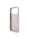 Guess Guess PU Leather 4G Gold Frame Embossed MagSafe Stražnji Kućište za iPhone 18 Pro Pink