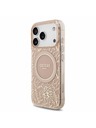 Guess Guess IML Flowers Allover Strap MagSafe Stražnji Kućište za iPhone 18 Pro Pink