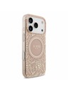 Guess Guess IML Flowers Allover Strap MagSafe Stražnji Kućište za iPhone 18 Pro Pink