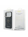 Guess Guess PU 4G Resin Metal Logo Stražnji Kućište za iPhone 18 Pro Black