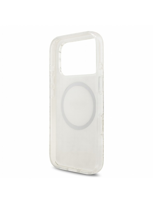 Guess Guess IML Flowers Allover Strap MagSafe Stražnji Kućište za iPhone 18 Pro White