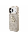 Guess Guess PU 4G Metal Logo Strap Stražnji Kućište za iPhone 18 Pro Pink