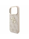 Guess Guess PU 4G Metal Logo Strap Stražnji Kućište za iPhone 18 Pro Pink