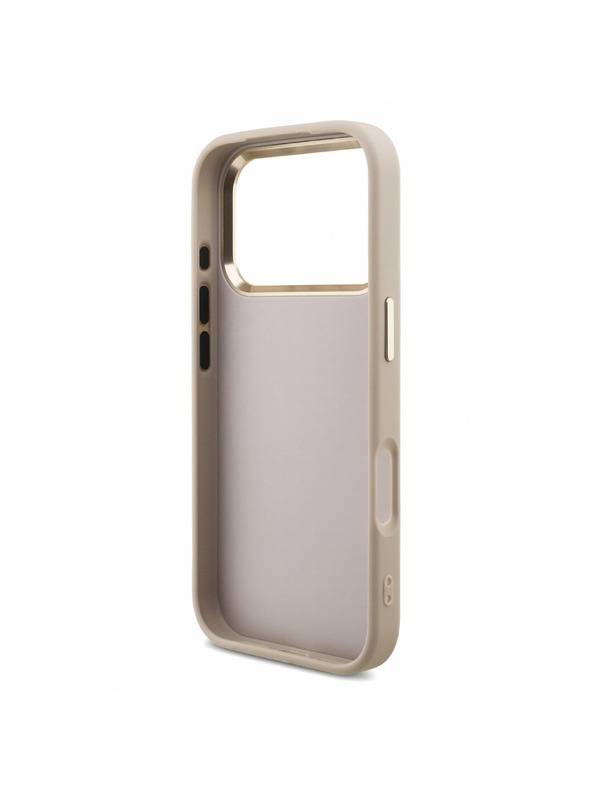 Guess Guess PU 4G Metal Logo Strap Stražnji Kućište za iPhone 18 Pro Pink