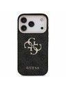 Guess Guess PU 4G Metal Logo Strap Stražnji Kućište za iPhone 18 Pro Black