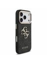 Guess Guess PU 4G Metal Logo Strap Stražnji Kućište za iPhone 18 Pro Black