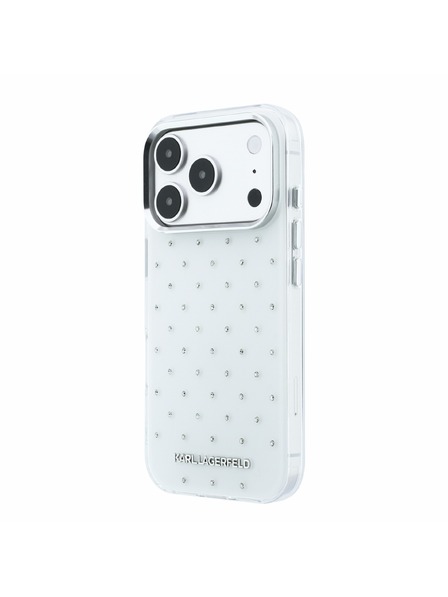 Karl Lagerfeld Karl Lagerfeld IML Rhinestones Allover Magsafe Stražnji Kućište za iPhone 18 Pro White