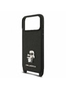 Karl Lagerfeld Karl Lagerfeld Saffiano Crossbody Remen Karl and Choupette Poklopac za iPhone 18 Pro Black