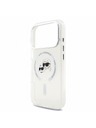 Karl Lagerfeld Karl Lagerfeld IML K&CH Heads Metal Frame MagSafe Stražnji poklopac za iPhone 18 Pro White