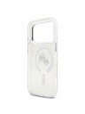 Karl Lagerfeld Karl Lagerfeld IML K&CH Heads Metal Frame MagSafe Stražnji poklopac za iPhone 18 Pro White