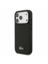 Lacoste Lacoste PVC Iconic Petit Pique Metal Logo MagSafe Stražnji poklopac za iPhone 18 Pro Black