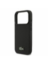 Lacoste Lacoste PVC Iconic Petit Pique Metal Logo MagSafe Stražnji poklopac za iPhone 18 Pro Black