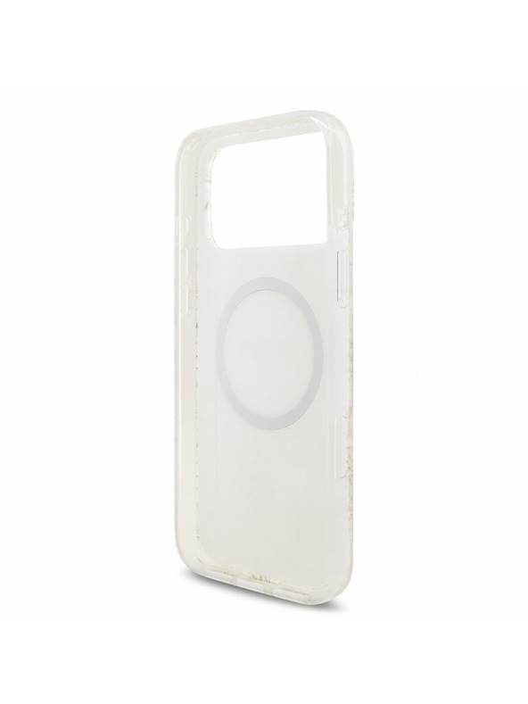 Guess Guess IML Flowers Allover Remen MagSafe Stražnji poklopac za iPhone 18 Pro Max White