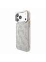 Guess Guess PU Leather 4G Gold Frame Embossed MagSafe Stražnji poklopac za iPhone 18 Pro Max Pink