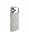 Guess Guess PU Leather 4G Gold Frame Embossed MagSafe Stražnji poklopac za iPhone 18 Pro Max Pink