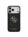 Guess Guess PU 4G Metal Logo Remen Stražnji poklopac za iPhone 18 Pro Max Black