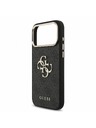 Guess Guess PU 4G Metal Logo Remen Stražnji poklopac za iPhone 18 Pro Max Black
