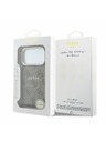 Guess Guess PU Leather 4G Gold Frame Embossed MagSafe Stražnji poklopac za iPhone 18 Pro Max Brown