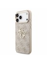 Guess Guess PU 4G Metal Logo Remen Stražnji poklopac za iPhone 18 Pro Max Pink