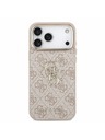 Guess Guess PU 4G Metal Logo Remen Stražnji poklopac za iPhone 18 Pro Max Pink