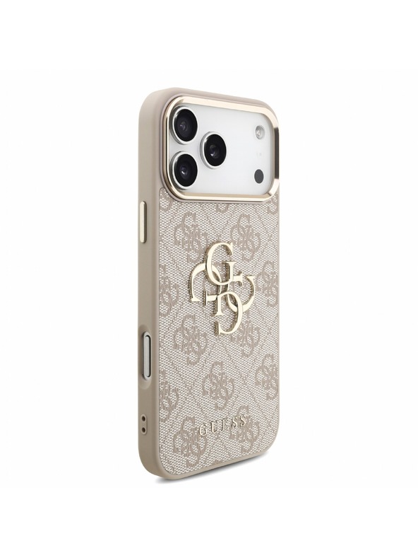Guess Guess PU 4G Metal Logo Remen Stražnji poklopac za iPhone 18 Pro Max Pink