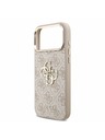Guess Guess PU 4G Metal Logo Remen Stražnji poklopac za iPhone 18 Pro Max Pink