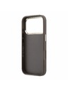 Guess Guess PU 4G Resin Metal Logo Stražnji poklopac za iPhone 18 Pro Max Brown