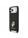 Karl Lagerfeld Karl Lagerfeld Saffiano Crossbody Remen Karl and Choupette Poklopac za iPhone 18 Pro Max Black