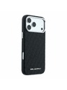 Karl Lagerfeld Karl Lagerfeld PU Grained Allover Semi Wrap Magsafe Stražnji poklopac za iPhone 18 Pro Max Black