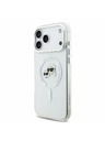 Karl Lagerfeld Karl Lagerfeld IML K&CH Heads Metal Frame MagSafe Stražnji poklopac za iPhone 18 Pro Max White