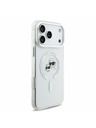 Karl Lagerfeld Karl Lagerfeld IML K&CH Heads Metal Frame MagSafe Stražnji poklopac za iPhone 18 Pro Max White