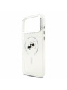Karl Lagerfeld Karl Lagerfeld IML K&CH Heads Metal Frame MagSafe Stražnji poklopac za iPhone 18 Pro Max White